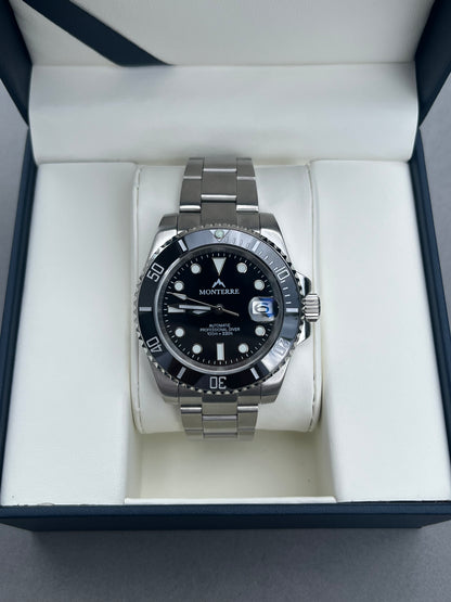 BLACK PROFESSIONAL DIVER 40mm