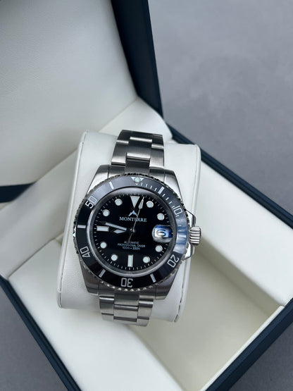 BLACK PROFESSIONAL DIVER 40mm